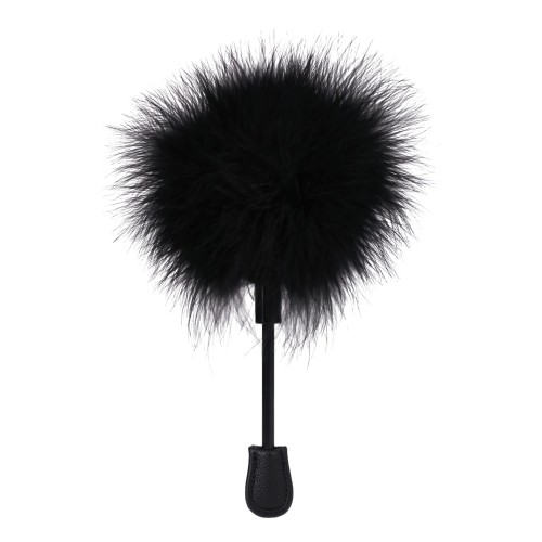 Pluma de Placer Tickler en Bolsa Negra