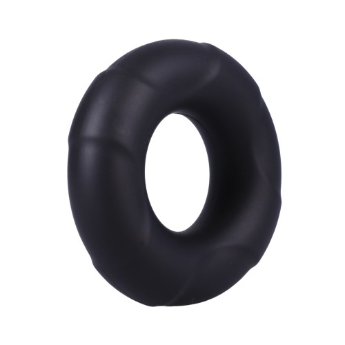 In A Bag Silicone Cock Ring - Black