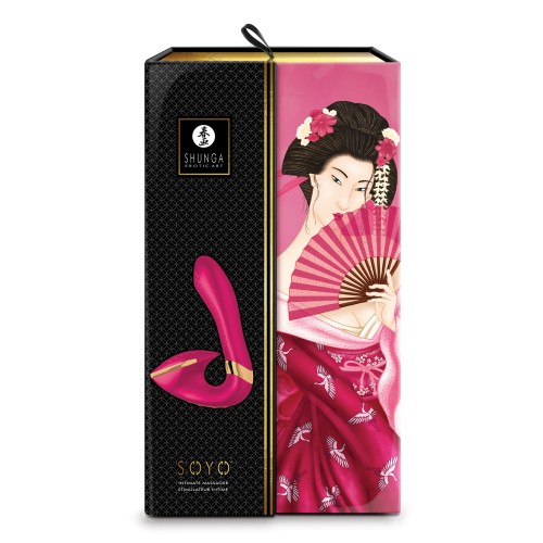 Shunga Soyo Intimate Massager Raspberry - Multisensory Pleasure