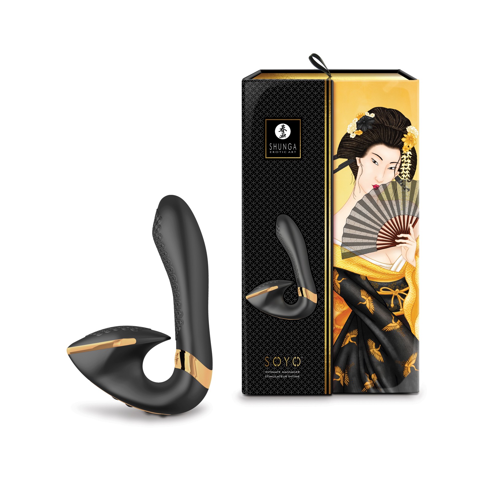 Shunga Soyo Intimate Massager - Black