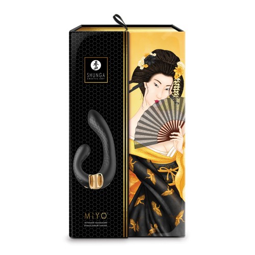 Shunga Miyo Black Intimate Massager for Pleasure