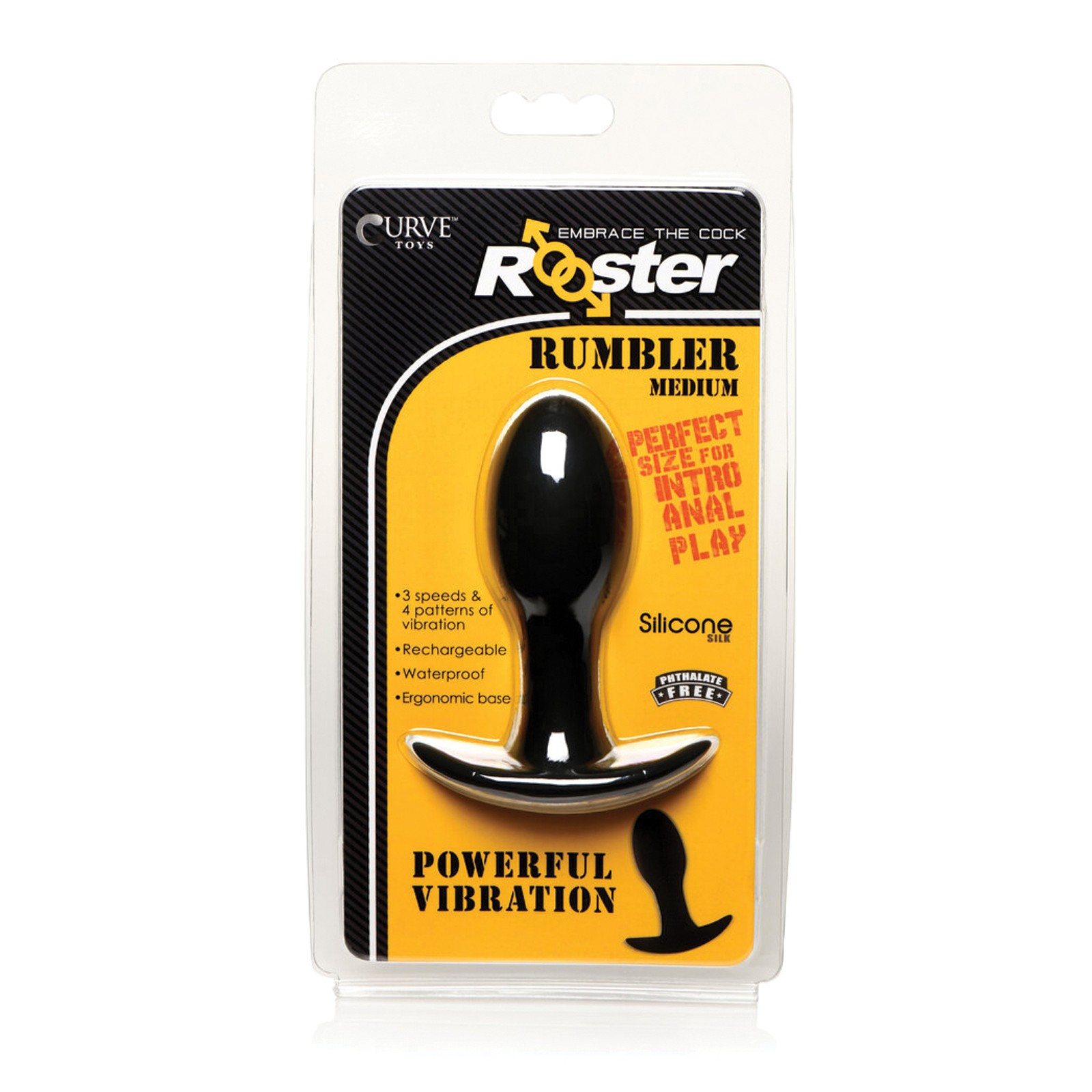 Curve Toys Rooster Rumbler Plug Medium