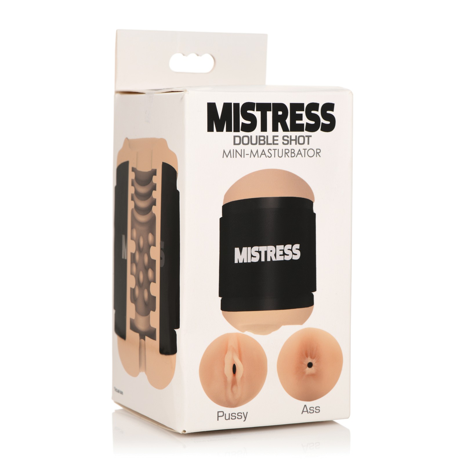 Masturbador Mini Doble Shot Mistress - Claro