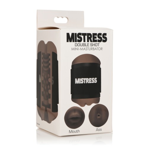 Masturbador Mini Doble Shot Mistress - Placer Compacto