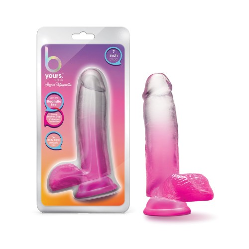 Blush B Yours 7" Sugar Magnolia Dildo - Fuchsia