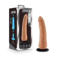 Dildo de 7.5 Pulgadas Lock On Hexanite Mocha