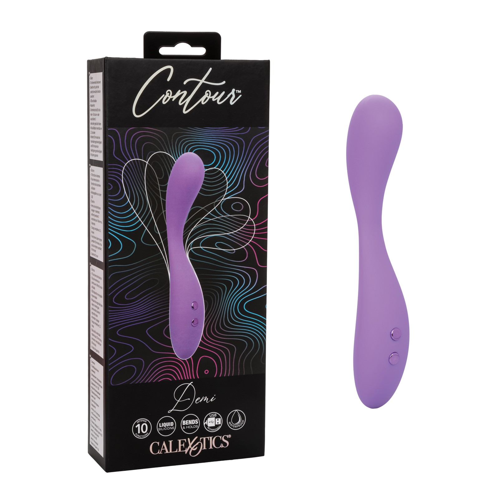 Pliable Silicone Massager with 10 Vibrations