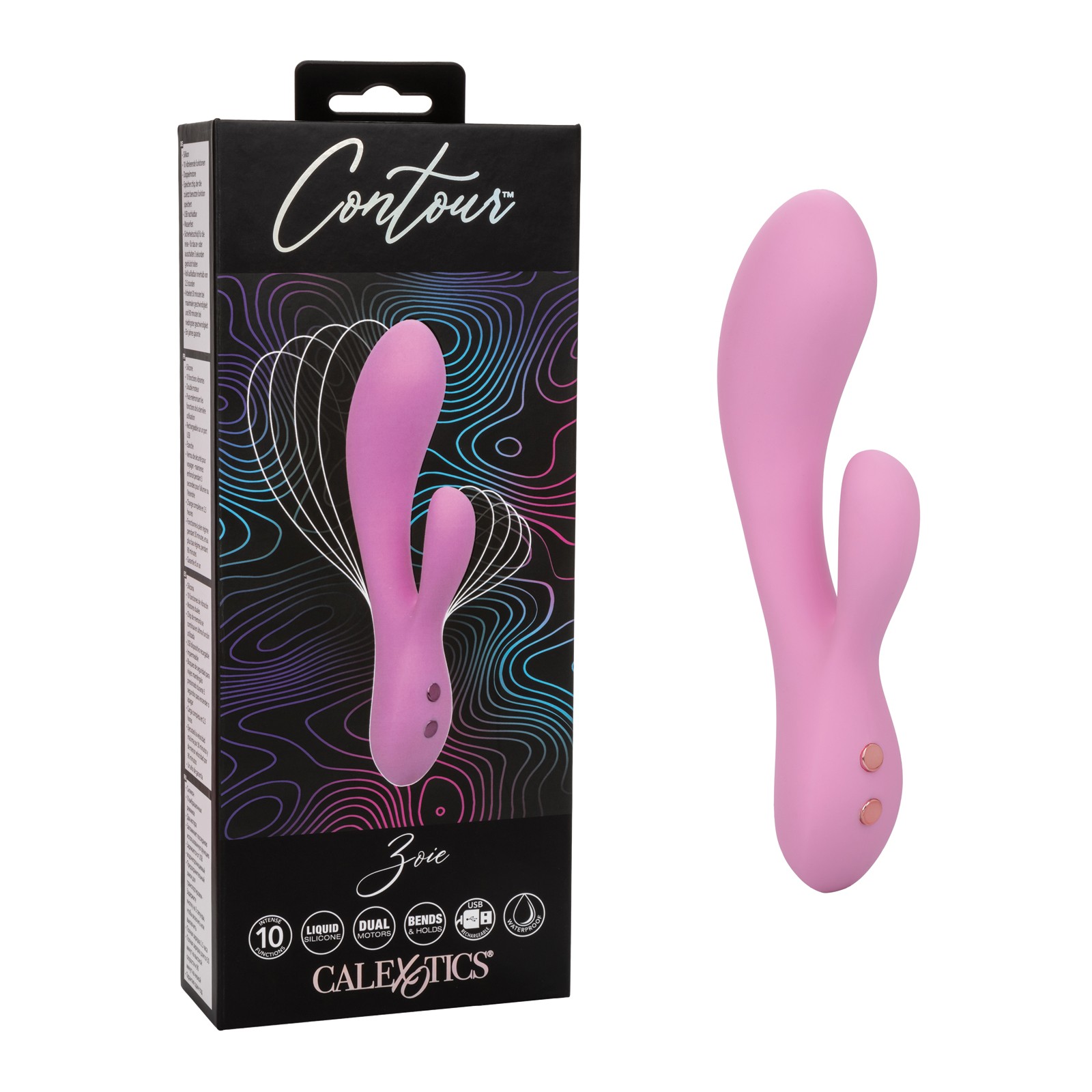 Contour Zoie Flexible Dual Massager Pink