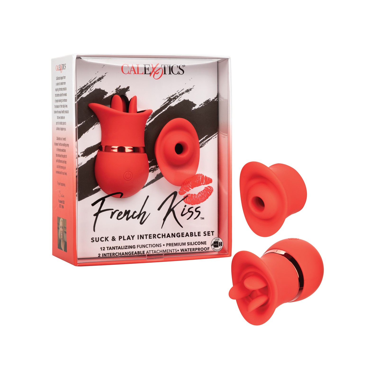 French Kiss Suck & Play Set Red