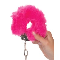 Ultra Fluffy Pink Furry Cuffs for Sensual Bondage