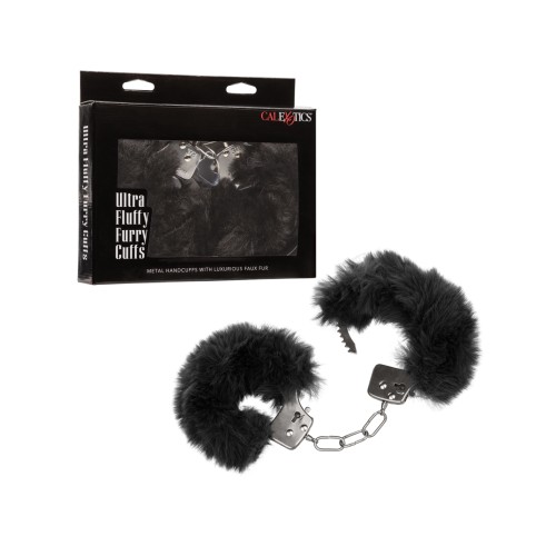 Ultra Fluffy Furry Cuffs Black