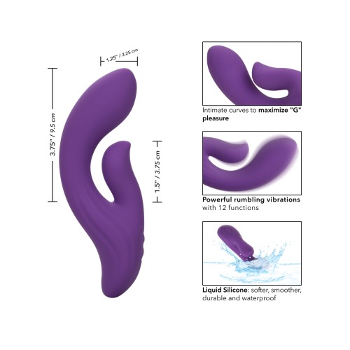 Stella Liquid Silicone Dual Pleaser - Purple