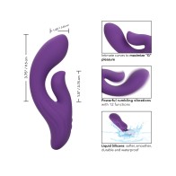 Stella Liquid Silicone Dual Pleaser - Purple