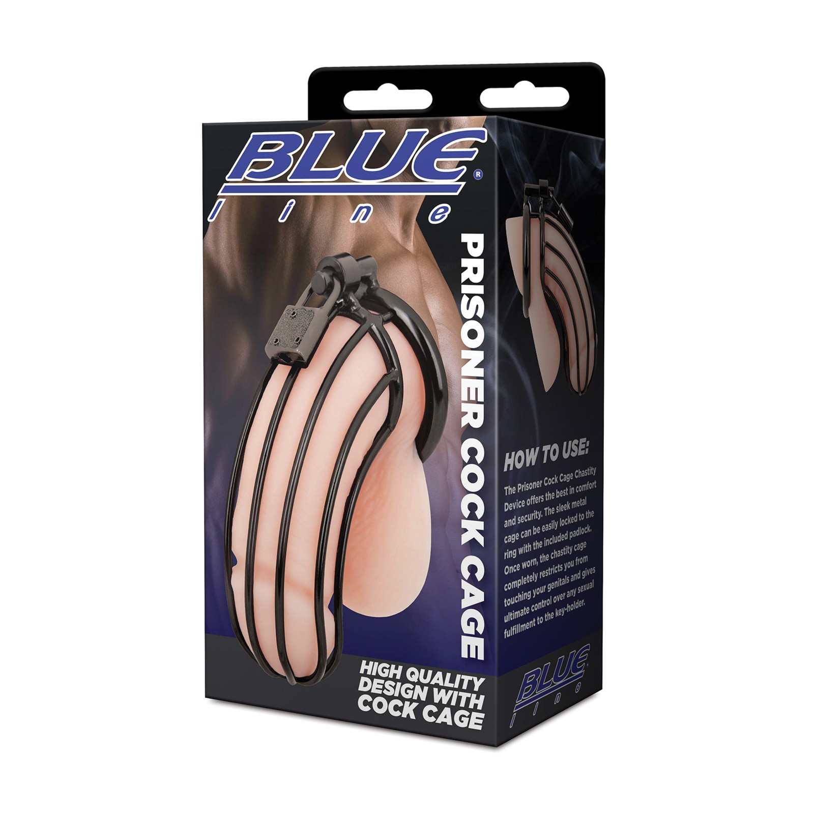 Jaula para el Pene Blue Line para Control Supremo