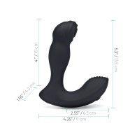 Vibrador de Próstata Thumper con Control Remoto Negro