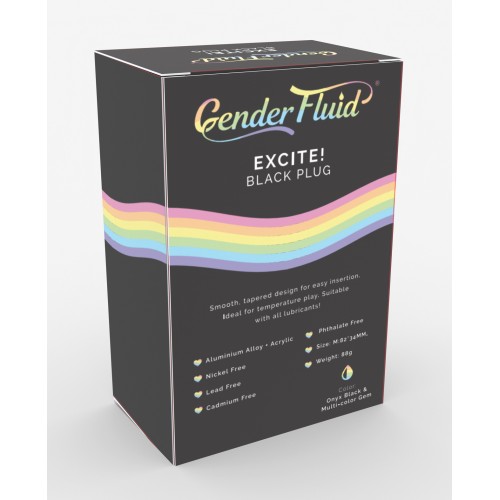 Gender Fluid Excite Plug Black