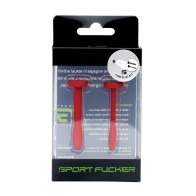 Kit de Plug Cum Sport Fucker Rojo - Experiencia de Sounding Definitiva