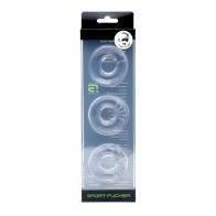 Sport Fucker Chubby Cockring Pack of 3 - Clear