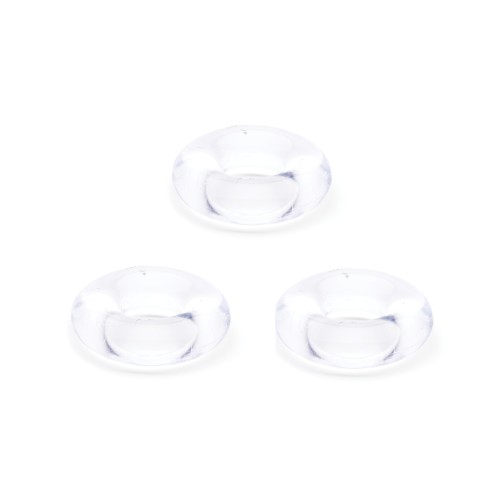 Sport Fucker Chubby Cockring Pack of 3 - Clear