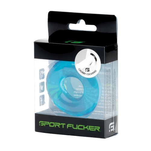 Sport Fucker Chubby Cockring Ice Blue