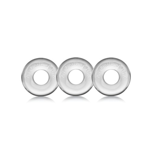 Oxballs Ringer Donut 1 Clear Pack of 3