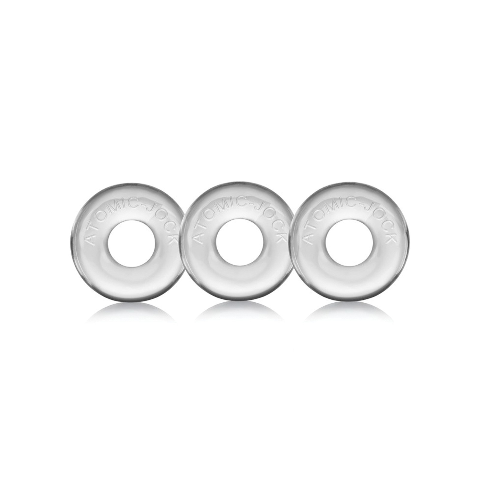 Oxballs Ringer Donut 1 Clear Pack of 3