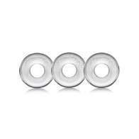 Oxballs Ringer Donut 1 Clear Pack of 3