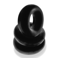 Oxballs Fat Willy 3 Pack Jumbo Cock Rings Black