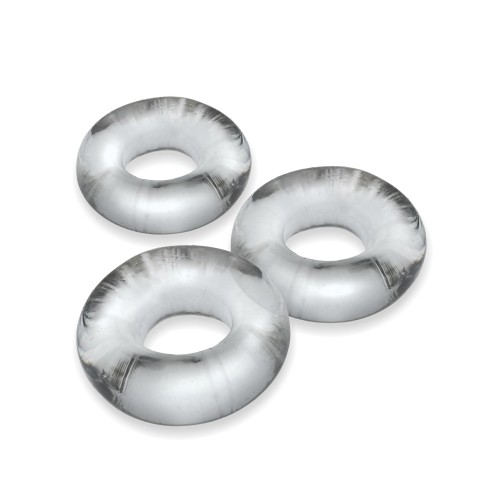 Oxballs Fat Willy Paquete de 3 Anillos para el Pene Jumbo - Transparente