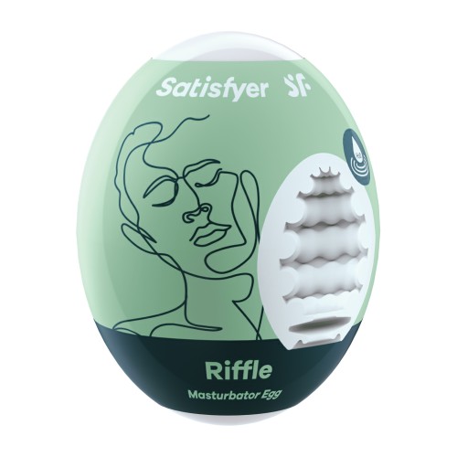 Satisfyer Masturbator Egg Riffle for Added Pleasure