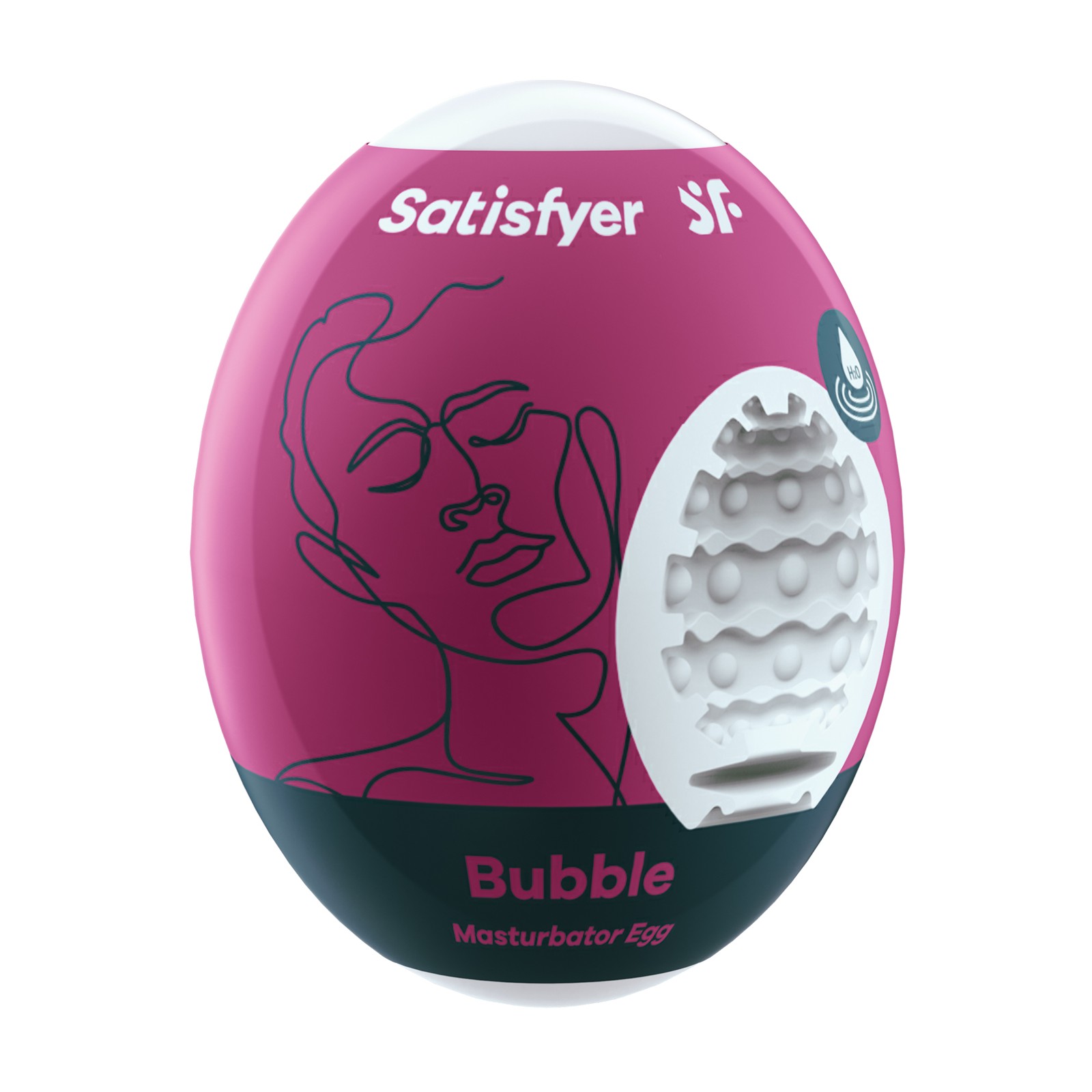 Satisfyer Masturbator Egg Bubble - Violet