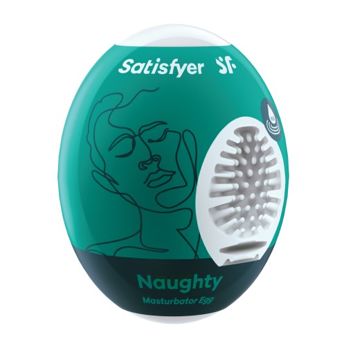 Satisfyer Naughty Masturbator Egg Dark Green