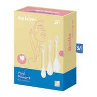 Juego de Entrenamiento Satisfyer Yoni Power 1 Blanco