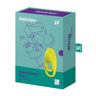 Anillo Vibrador Satisfyer Spectacular Duo - Verde Lima