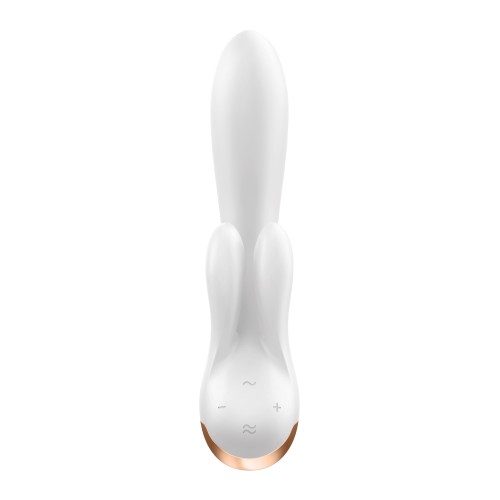 Satisfyer Double Flex Rabbit Vibrator White