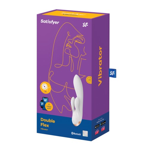 Vibrador Conejito Satisfyer Double Flex Blanco