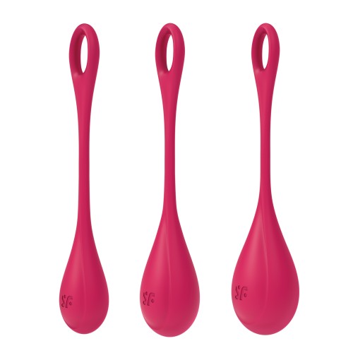 Satisfyer Yoni Power 1 Balls Training Set Red