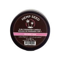 Earthly Body Suntouched Hemp Massage Candle