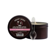 Earthly Body Suntouched Hemp Massage Candle