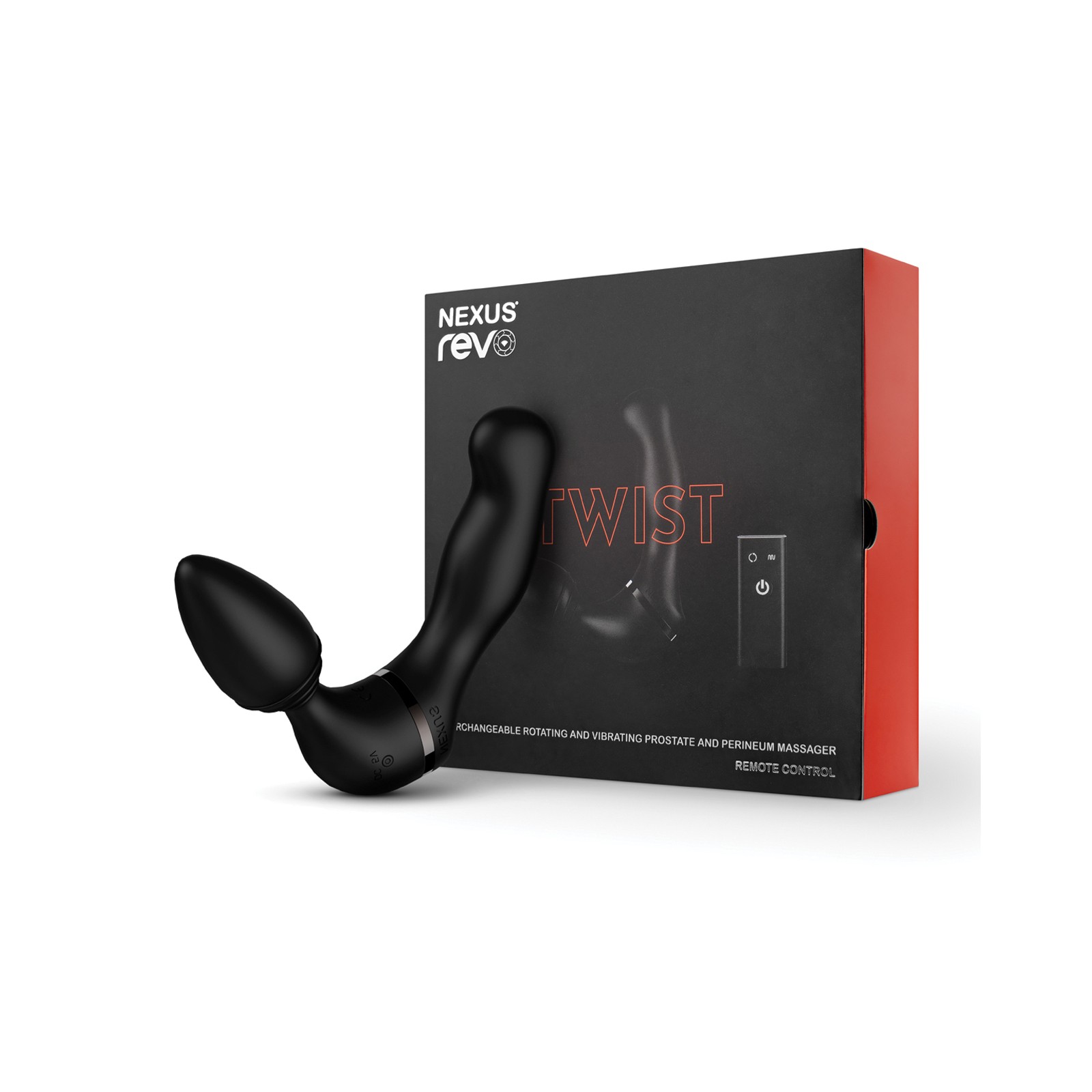 Nexus Revo Twist Rotating & Vibrating Massager - Black