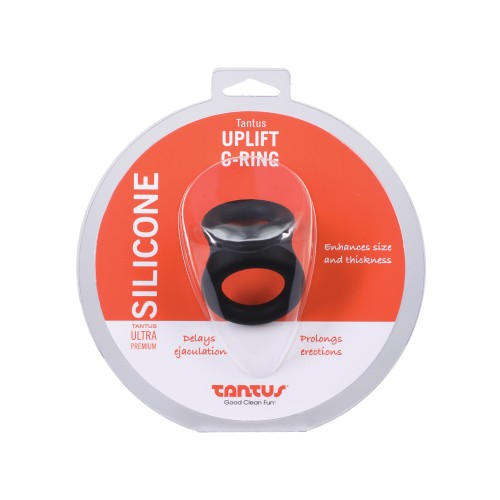 Tantus Uplift Silicone C Ring - Onyx