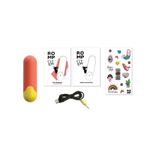 Compact Romp Riot Bullet Vibrator - Orange