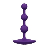 Romp Amp Flexible Anal Beads Violet