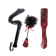 Lovers Kits Whip Tickler Paddle - Sensational Fun