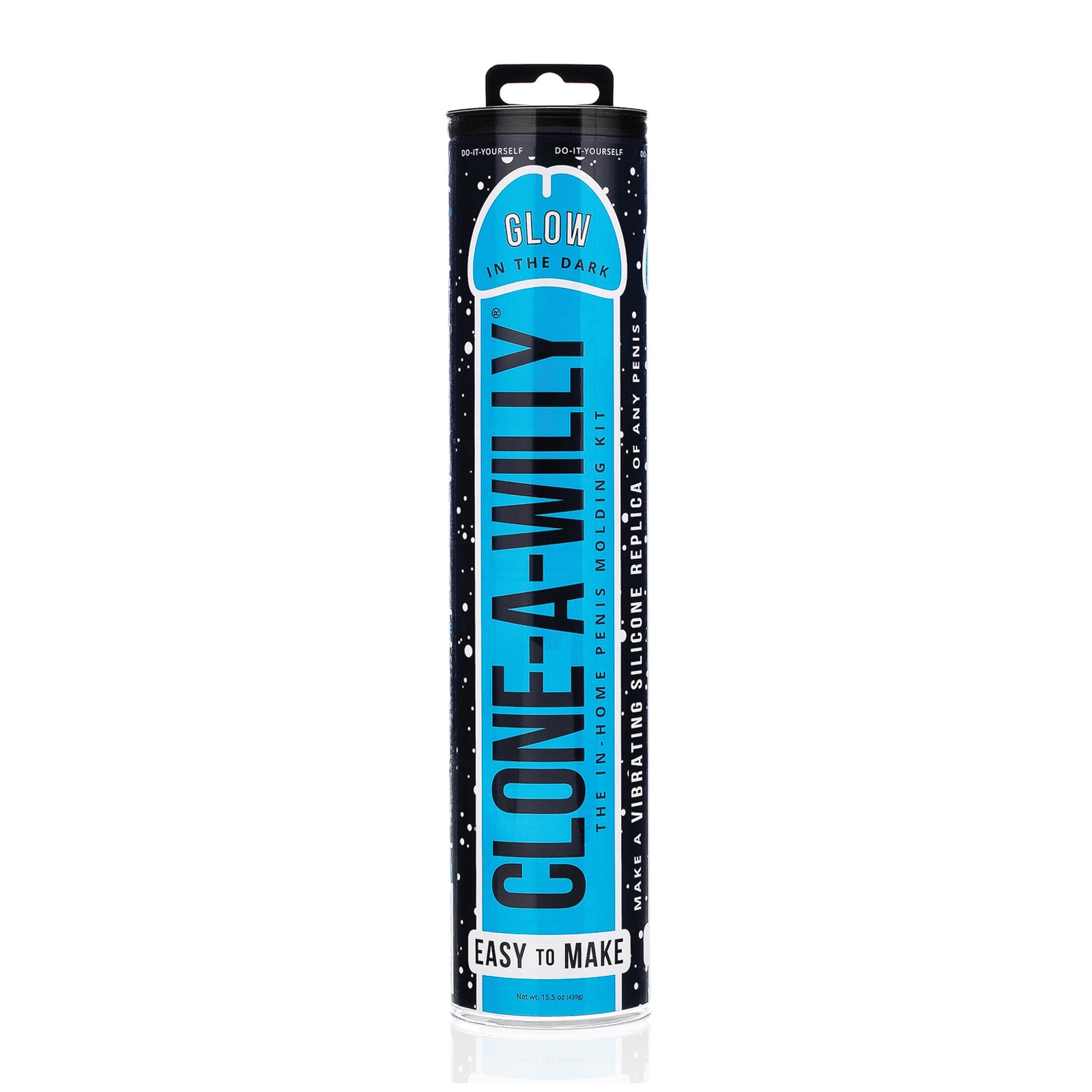 Clone-A-Willy Vibrating Kit Glow in the Dark Blue