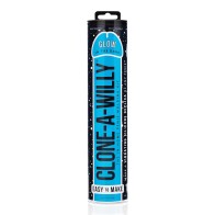 Clone-A-Willy Vibrating Kit Glow in the Dark Blue