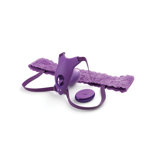 Estrategia Butterfly Strap-On para G-Spot Púrpura - Placer con Control Remoto