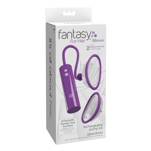 Kit de Bomba de Placer Recargable Fantasy For Her