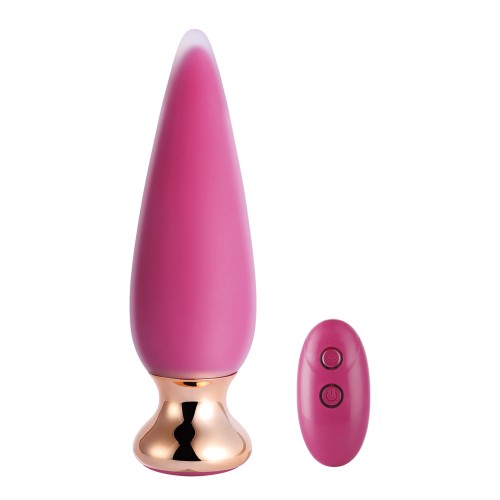 Doro Plus Plug Anal Vibrante Control Remoto Rosa