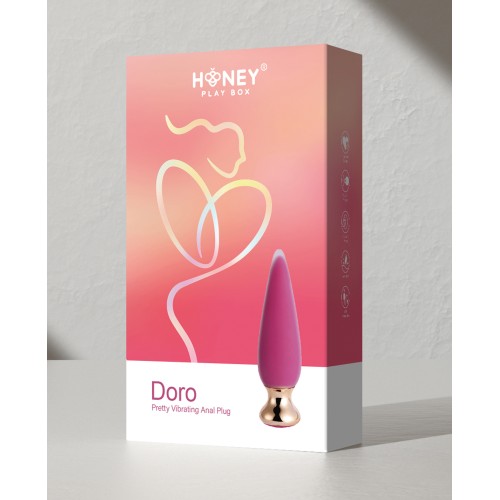 Doro Plus Vibrating Anal Plug Remote Control Pink